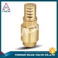 stainless steel sanitary check valve handel with filter union forged brass body with onw way high pressure NPT threaded connecti